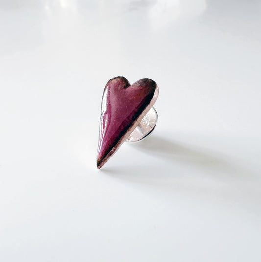 Enamel Heart Brooch Pin - Perfect Gift for Loved Ones! - MaisyPlum