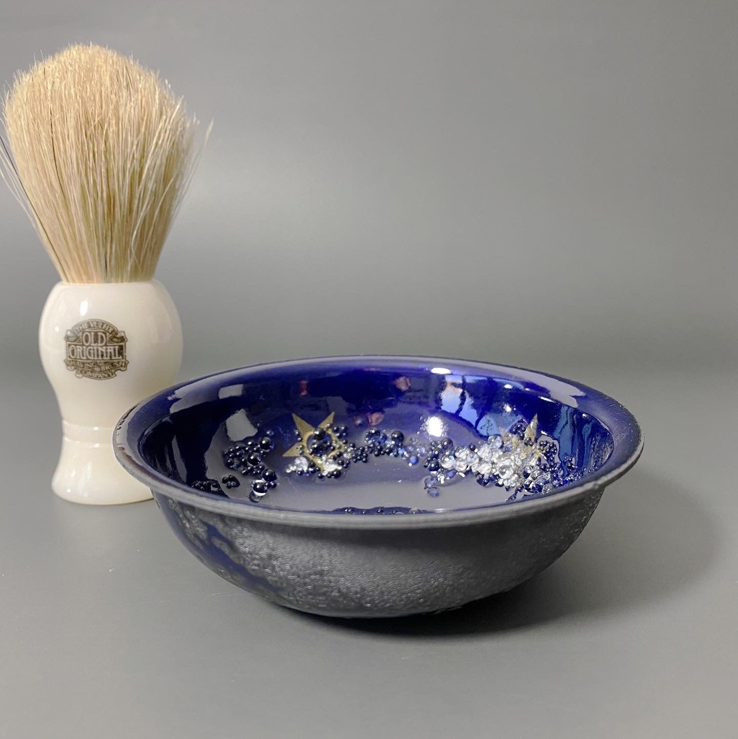 Deep Blue Shaving Bowl - MaisyPlum