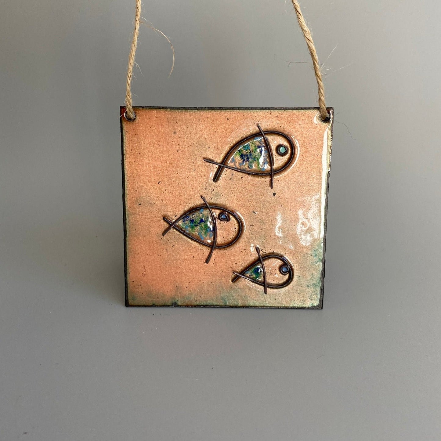 Fish Enamel Wall Hanging - MaisyPlum