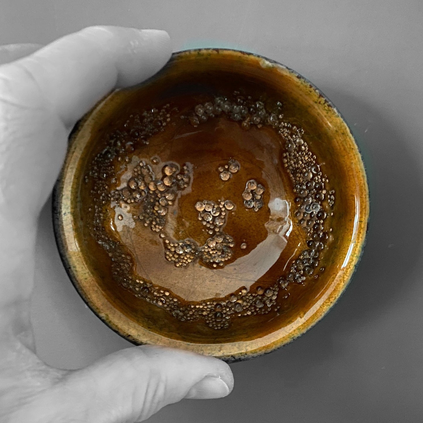 Gold Enamel Shaving Bowl - MaisyPlum