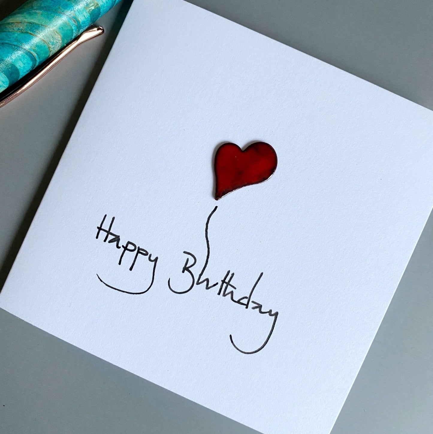 Heart Happy Birthday Greetings Card - MaisyPlum