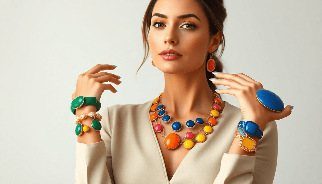 Master the Art of Styling Colourful Enamel Jewellery for Every Occasion - MaisyPlum