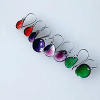 Curved Enamel Disc Earrings - MaisyPlum