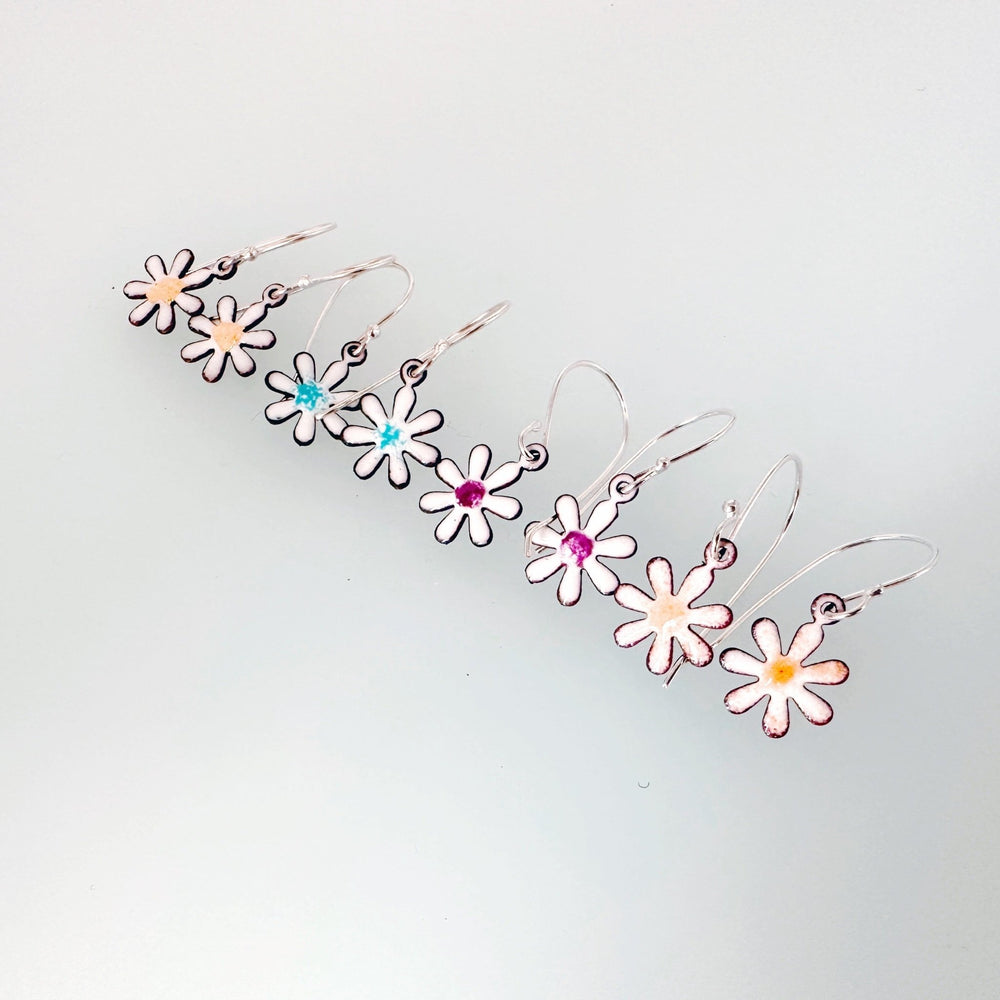 Enamel Daisy Earrings: Blooms Collection - MaisyPlum