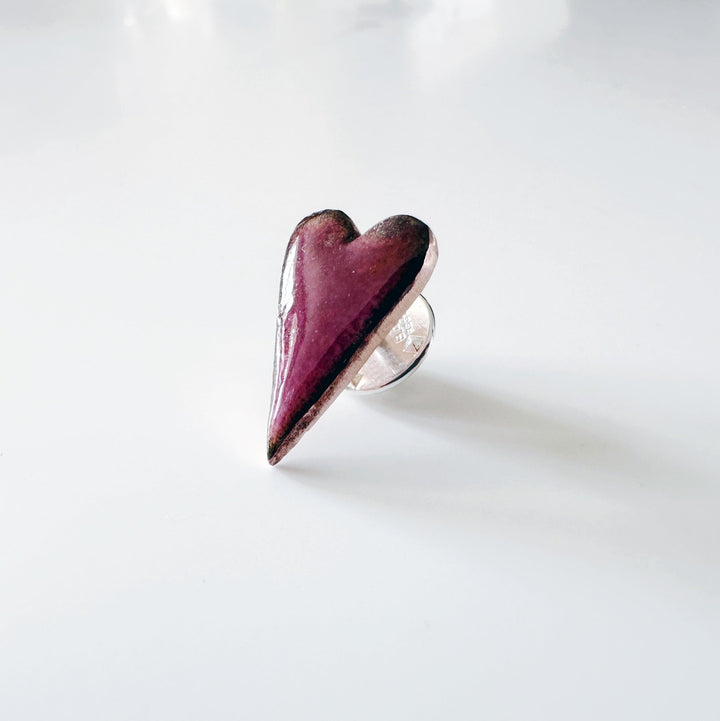 Enamel Heart Brooch Pin - Perfect Gift for Loved Ones! - MaisyPlum