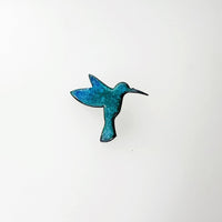 Humming Bird Enamel Brooch Pin - MaisyPlum
