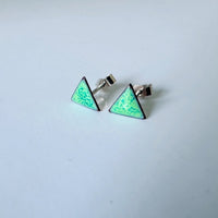 Itty Bitty Triangle Stud Earrings - Geometric Jewellery - MaisyPlum