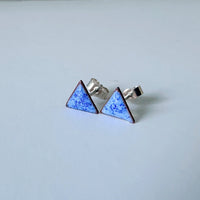 Itty Bitty Triangle Stud Earrings - Geometric Jewellery - MaisyPlum