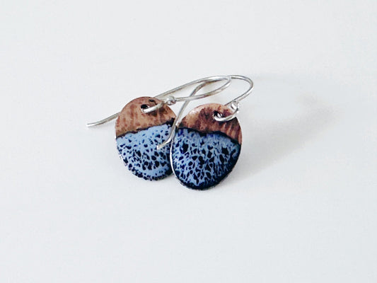 Oval Enamel Earrings - MaisyPlum
