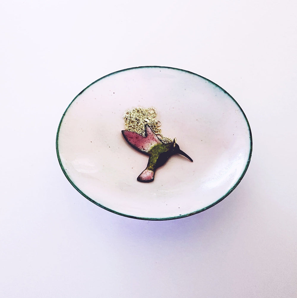 Pink Enamel Ring Bowl - MaisyPlum