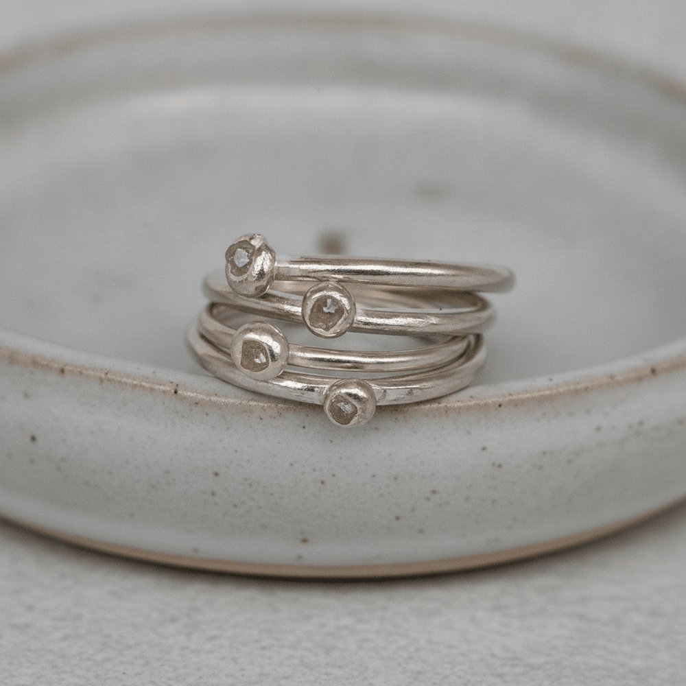 Raw Diamond Stacking Ring - MaisyPlum