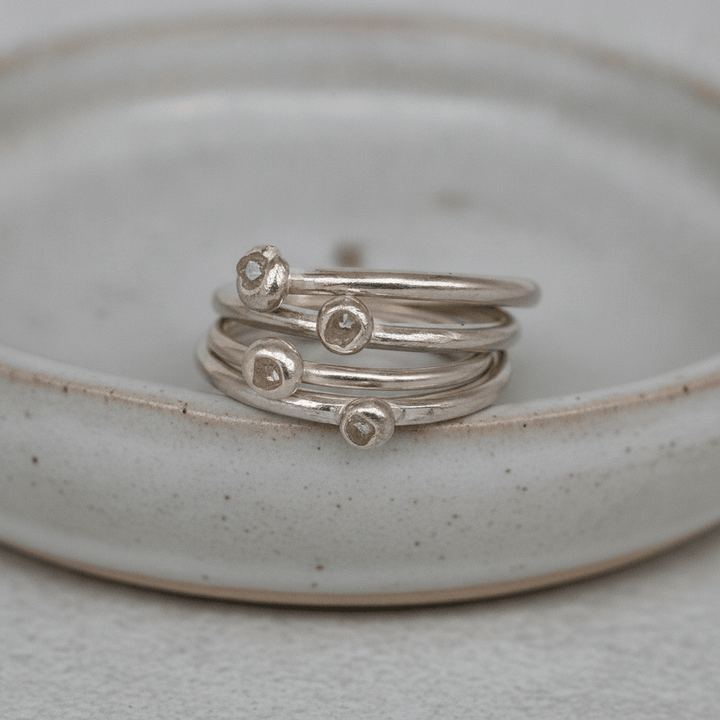 Raw Diamond Stacking Ring - MaisyPlum