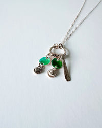 Sea Spirit Silver Cluster Pendant - MaisyPlum