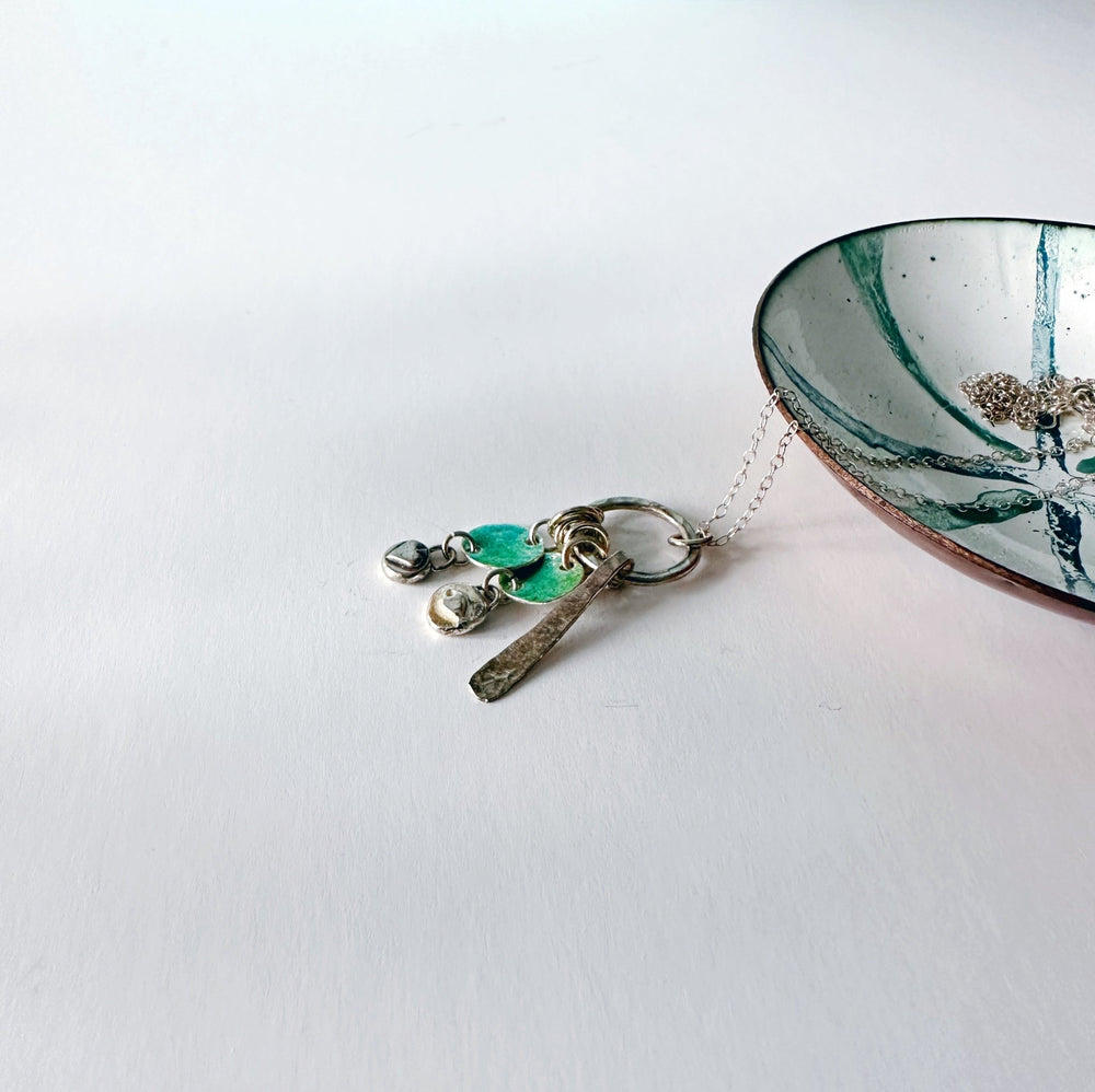 Sea Spirit Silver Cluster Pendant - MaisyPlum