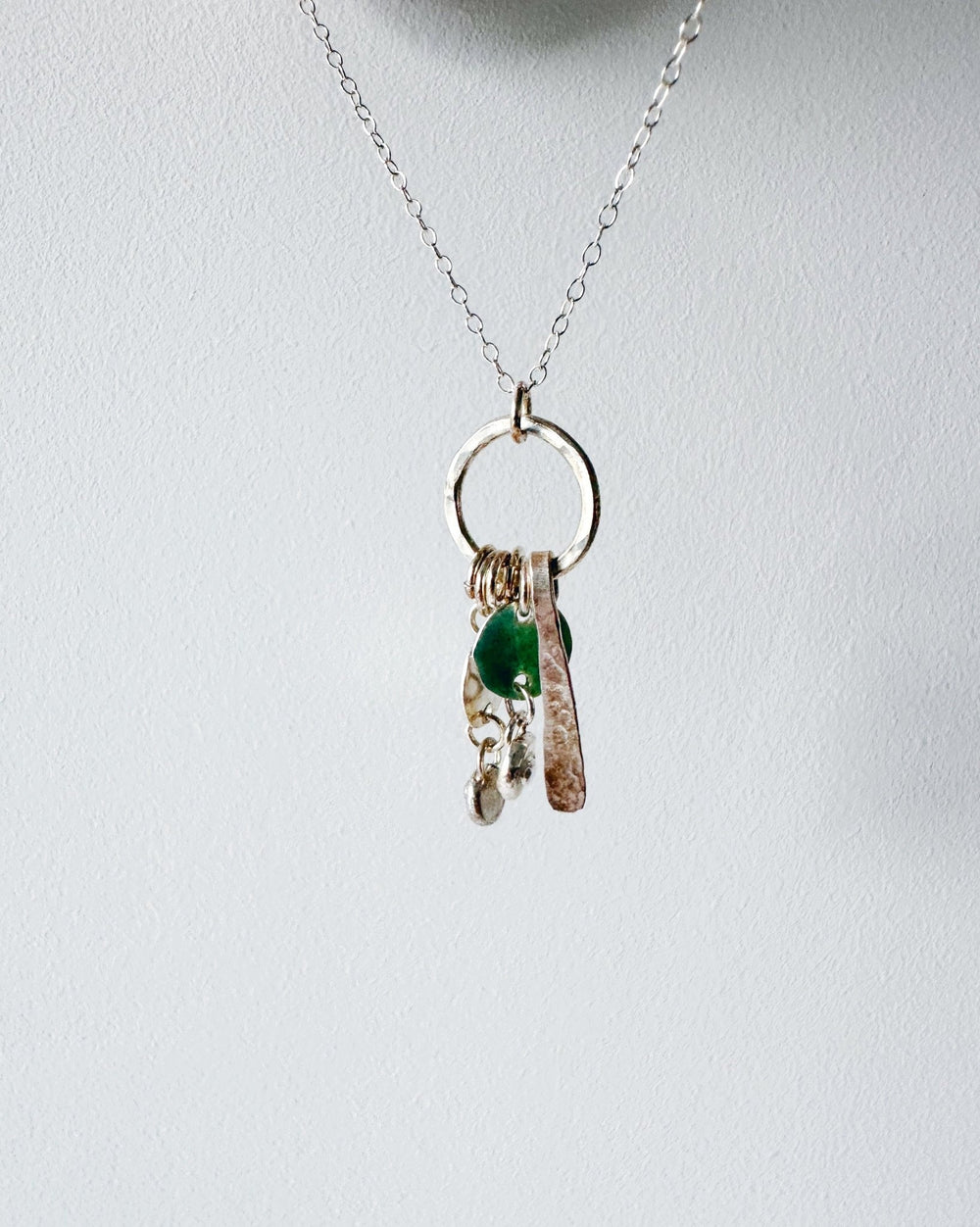 Sea Spirit Silver Cluster Pendant - MaisyPlum