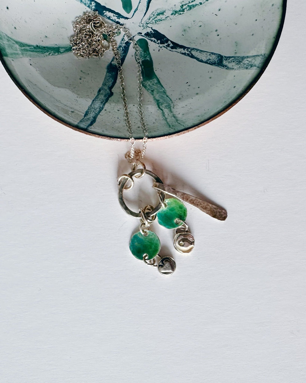 Sea Spirit Silver Cluster Pendant - MaisyPlum