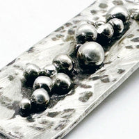 Sterling Silver Granulation Pendant - Textured Handmade Necklace - MaisyPlum