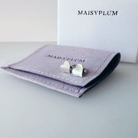 Sterling Silver Heart Stud Earrings - MaisyPlum