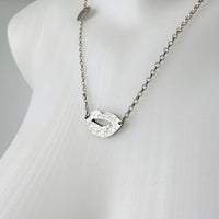 Sterling Silver Lips Necklace - MaisyPlum