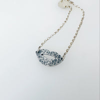 Sterling Silver Lips Necklace - MaisyPlum