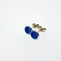 Tiny Itty Bitty Silver Enamel Studs - MaisyPlum