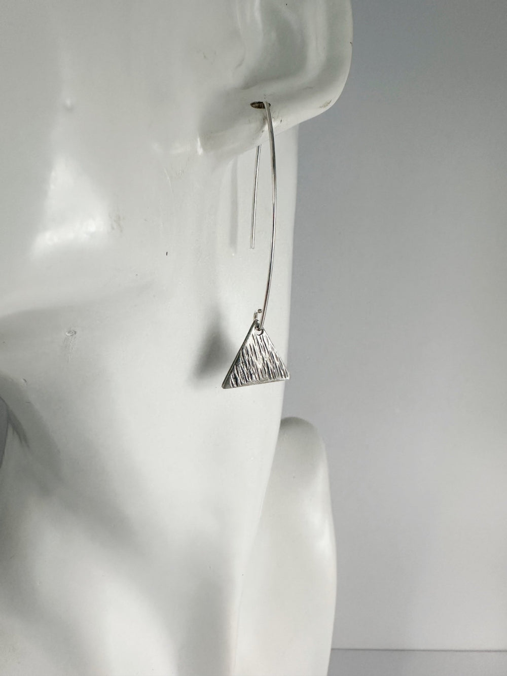 Triangle Sterling Silver Dangle Earrings - MaisyPlum