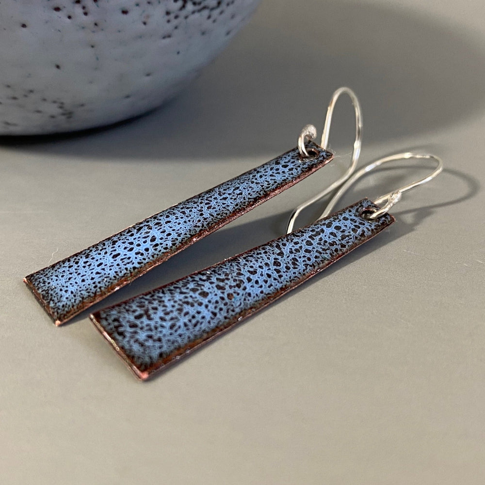 Blue Triangle Earrings - MaisyPlum