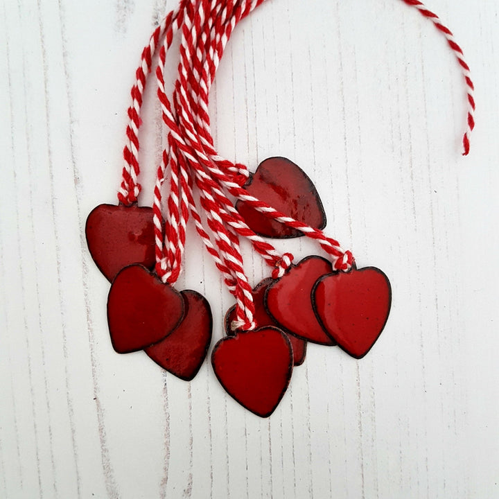 Enamel Heart Gift Tags - MaisyPlum