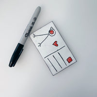 Enamel Postcard - MaisyPlum