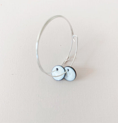 Large Sterling Silver Hoop Earrings - MaisyPlum