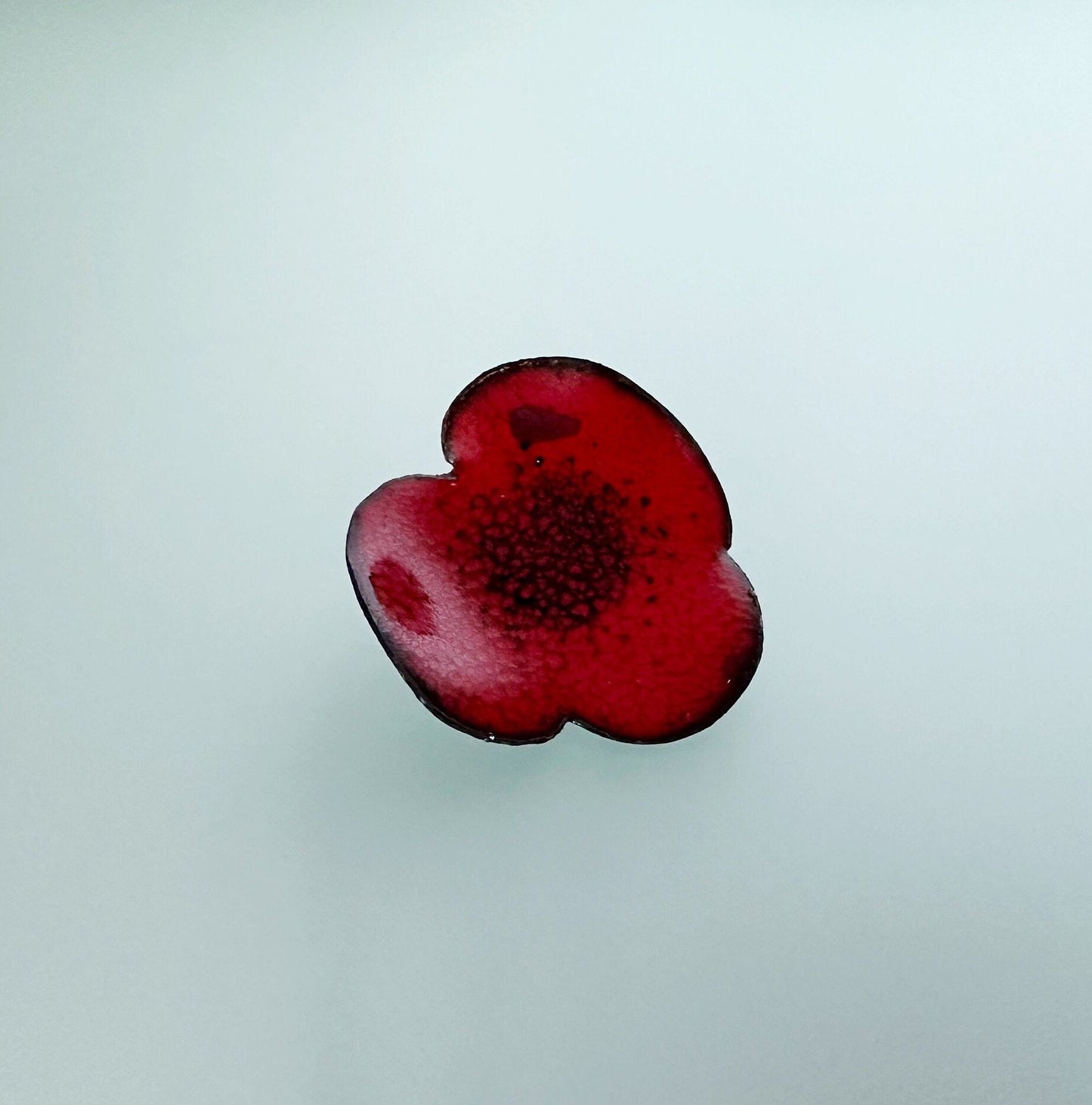 Poppy Red Enamel Brooch, Gift for Mum, Remebrence Gift Idea, Lapel Pin - MaisyPlum