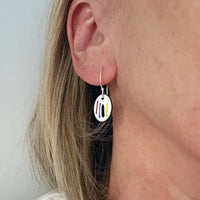 Rainbow Enamel Earrings - MaisyPlum