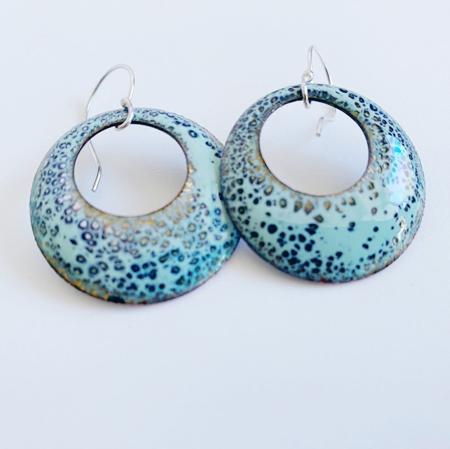 Statement Hoop Enamel Earrings - MaisyPlum