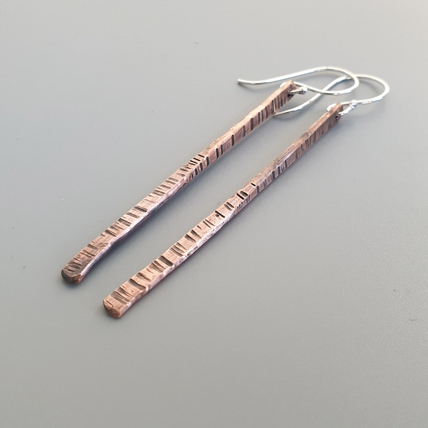 Tapered Copper Earrings - MaisyPlum