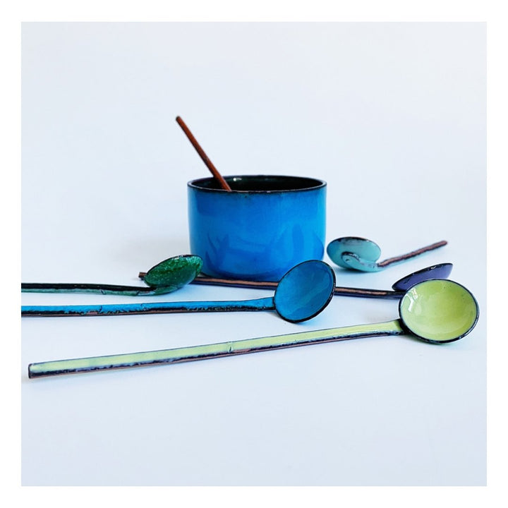 Teal Enamel Pot - MaisyPlum