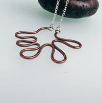 Wavy Copper Pendant - MaisyPlum